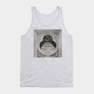 Bible and Oil Lamp 3D Stone Carving Tank Top